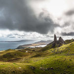 Old Man of Storr von oben (Isle of Skye, Schottland)