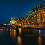 Hohenzollernbrücke und Dom (Köln)
