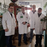 Preisrichter-Team von links Ruben Schreiter, Andreas Zabel, Manfred Gitz und Anton Lütkehellweg