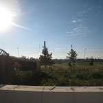 10.10.2010 - Blick aus dem Wohnzimmerfenster nach Westen