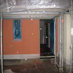 24.11.2010 - unsere Fassade bekommt Farbe (außerdem ist der erste Schnee gefallen)