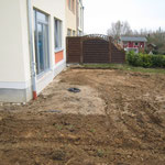 21.01.2011 - das Außenkabel welches noch unter Terasse verschwinden soll