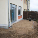 25.01.2011 - der neueste Stand bei Terasse ...