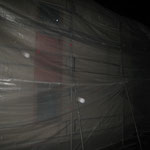 24.11.2010 - an der Giebelseite kann man die Farbe trotzdem gut erkennen