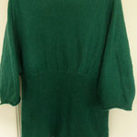 € 7,50 mooie zachte groene trui Merk : Benetton maat S/M