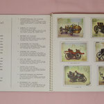 De geschiedenis van de automobiel, 1955, met 192 kleurenplaatjes, door Piet Olyslager. Uitgegeven door United Tobacco Agencies.