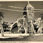 Eingeschneites Fichtelberghaus