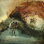 CHEESE II, 2014r., technika własna na płótnie 80x60 cm  / CHEESE II, 2014., Mixed media on canvas 80x60 cm