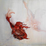 Gift, 2013 r., akryl na płótnie 73 x 92 cm, SPRZEDANY - KOLEKCJA PRYWATNA