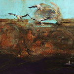 Z Materii, akryl na płótnie 50x70cm, 2012 r., SPRZEDANY - KOLEKCJA PRYWATNA