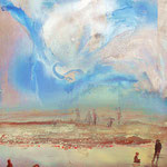 FLOW, 2013 r. akryl na płótnie 60x80cm, SPRZEDANY - KOLEKCJA PRYWATNA 