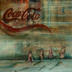 Calimocho, 2014r., akryl na płótnie 50x65 cm /  Calimocho, 2014., Acrylic on canvas 50x65 cm, private collection