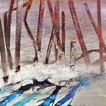 Cold-ekspresja, 2012r., akryl na płótnie 40x50cm /  Cold-expression, 2012., Acrylic on canvas 40x50cm, private collection