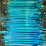 STATION VI, technika własna na płótnie 65 x 90cm, 2016 r., 9 000 PLN