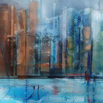 LE CUBISME , 2013r., akryl na płótnie 60x80cm  /  LE Cubism, 2013., 60x80 acrylic on canvas, private collection