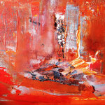 14 sekund, akryl na płótnie 70x100 cm, 2016 r., SPRZEDANY - KOLEKCJA PRYWATNA