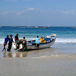 Pêcheurs de la côte océanique en Mauritanie