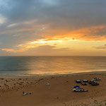 Coucher de soleil au Cap Tafarit en Mauritanie