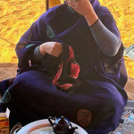 Thé traditionnel mauritanien à Tenouchert en Mauritanie