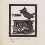 Exlibris, 2014, Holzstich