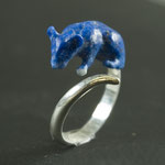 Ring aus Lapislazuli und Silber