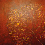 Calling the 4 Directions - South - Acryl, Oel auf Leinwand 100x100cm verkauft
