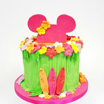 Tropical Minnie Mouse Cake, Jay, Taart Den Bosch