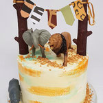 Jungle Birthday Cake, Beau 1 Jaar, Taart Den Bosch