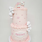 Nijntje with CakeBalloons, Britney 2 jaar, Taart Den Bosch
