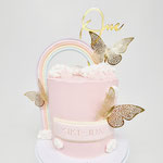 Rainbow and Butterflies Cake, Kiki-June 1 jaar, Taart Den Bosch