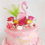 PinkY Flamingo Cake, Nova, Taart Den Bosch