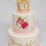 PeppaPig Princess Cake, Beau-Jolie 3 jaar, Taart Den Bosch