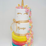 Unicorn Rainbow Cake, Niene, Taart Den Bosch