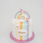 Over The Rainbow Cake, Olivia 5 jaar, Taart Den Bosch