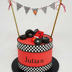 Cars Cake, Julian 4 jaar, Taart Den Bosch