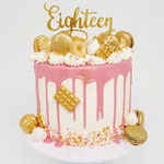 Eighteen in White Pink and Gold, taart Den Bosch