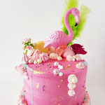 SweetTable Flamingo, Strawberry Cake, Sweettable Den Bosch