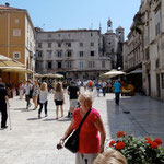 Split: place Narodni et Tour de l'Horloge