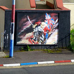 Inscription dans Londonderry, côté loyaliste