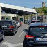 La douane albanaise.