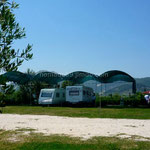 Ura Vajgurore, à quelques km de Bérat: le camping Bérat Caravan Camping.