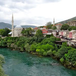 Mostar: la rive est, côté musulman