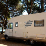 Au camping de Novigrad avec vue sur mer
