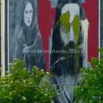 Fresque dans Derry, côté indépendantiste