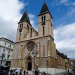 Sarajevo: cathédrale du Cœur-de-Jésus