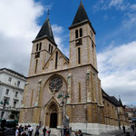 Sarajevo: cathédrale du Cœur-de-Jésus