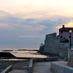 Novigrad remparts au soleil couchant