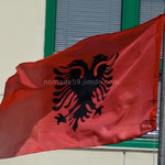 Le drapeau albanais