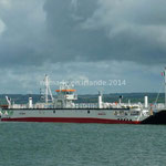 Le bac qui traverse la Shannon River