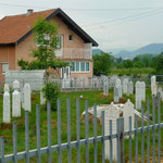 Ilidza: la moindre parcelle a servi de cimetière